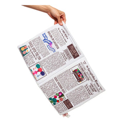 The Furry Folks - Juguete de rascar de periódico multicolor