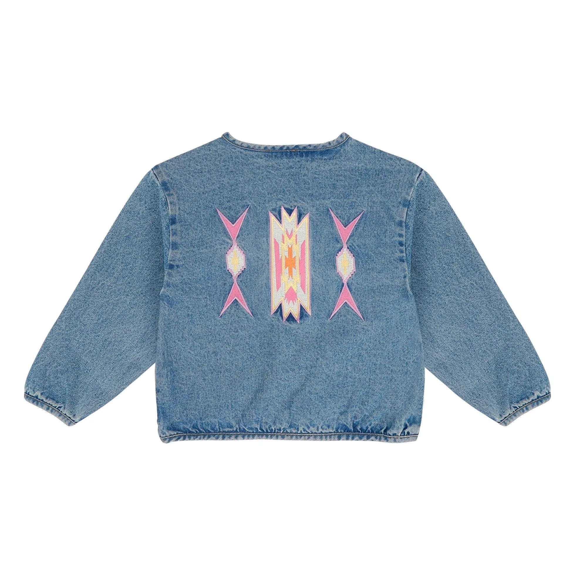 Jenest - Chaqueta vaquera de algodón orgánico Bobbi | Azul