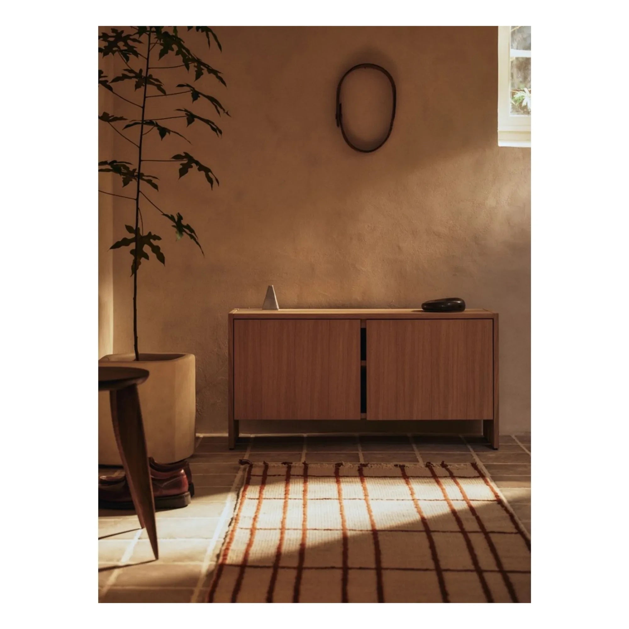 Ferm Living - Alfombra de pasillo Sen | Blanco roto