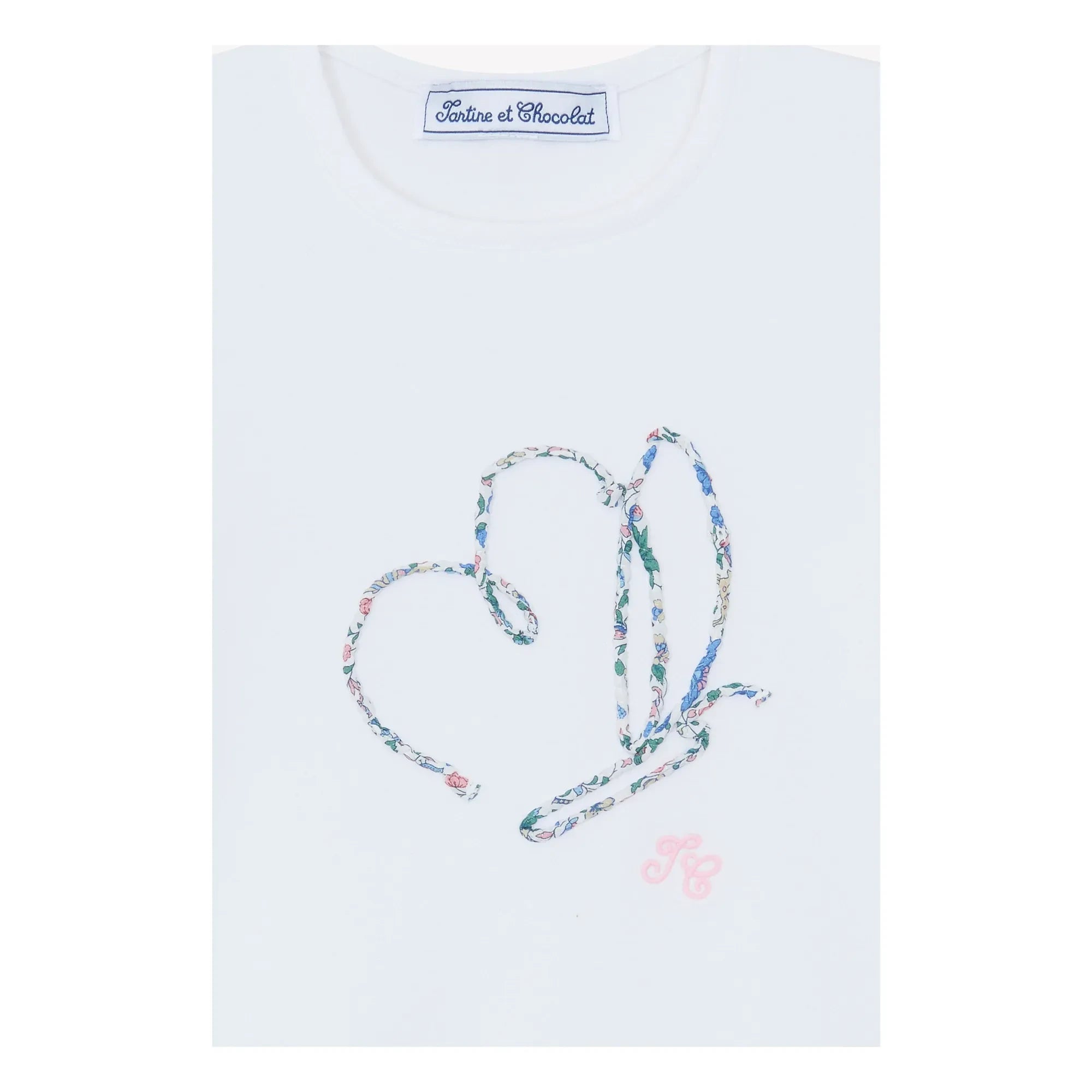 Tartine et Chocolat - Camiseta mariposa Liberty | Blanco