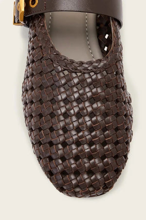 AllSaints Sabine Woven Flat Bailarinas de piel