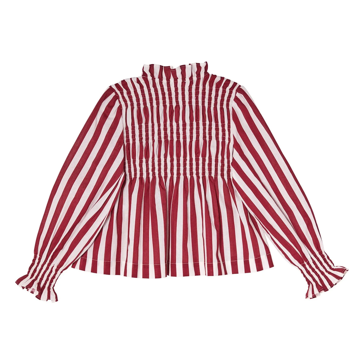 Tutu du Monde - Blusa a rayas Laurel | Borgoña