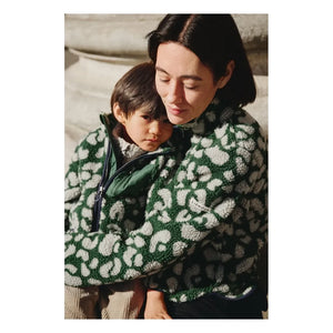 Liewood - Nelson Chaqueta tipo sherpa con estampado de leopardo hecha de fibras recicladas | Verde