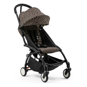 Stokke® - YOYO³ 6+ Bebek Arabası Siyah çerçeve | Leopar