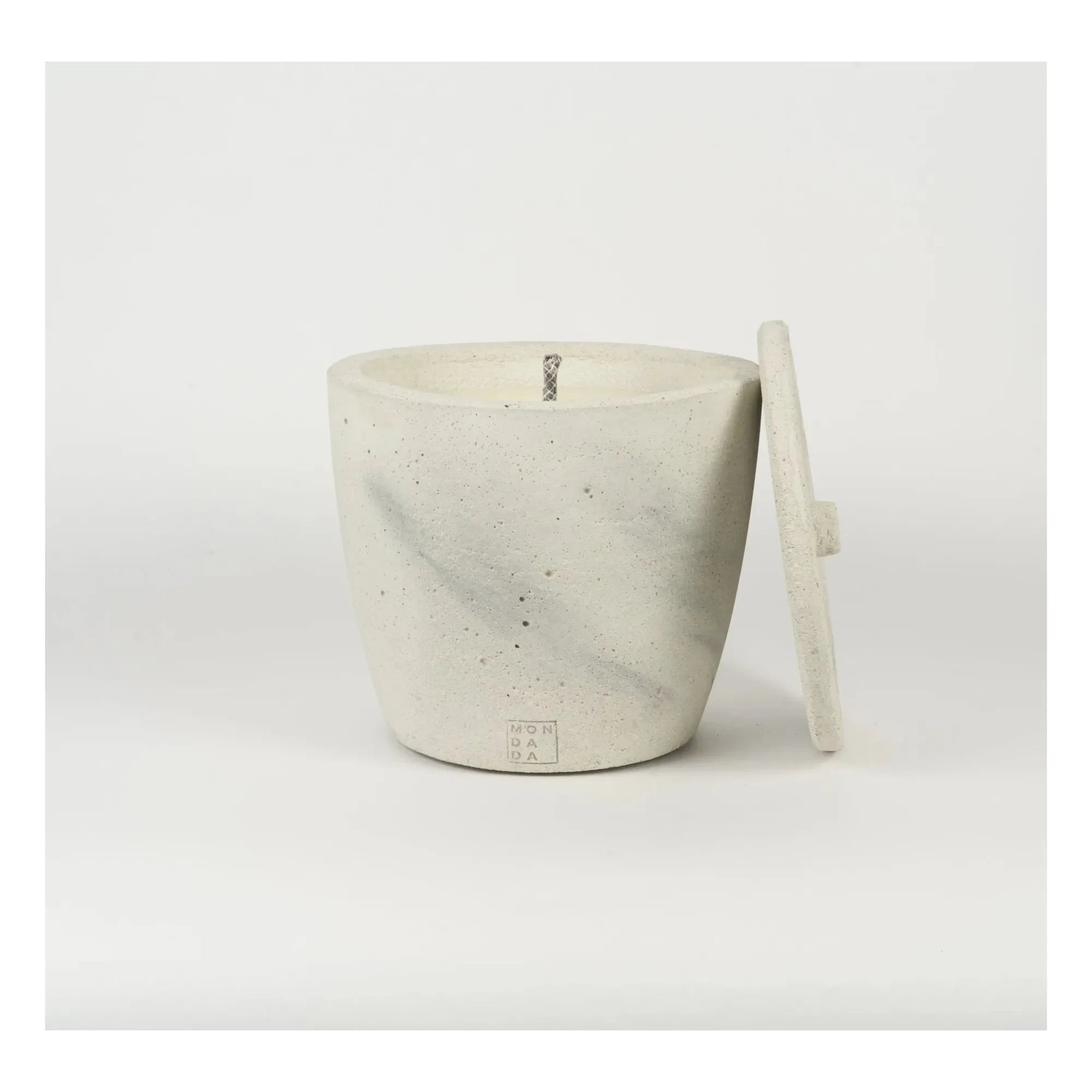 Mon Dada - Urban Garden vela de exterior, con tapa, olor neutro | Gris
