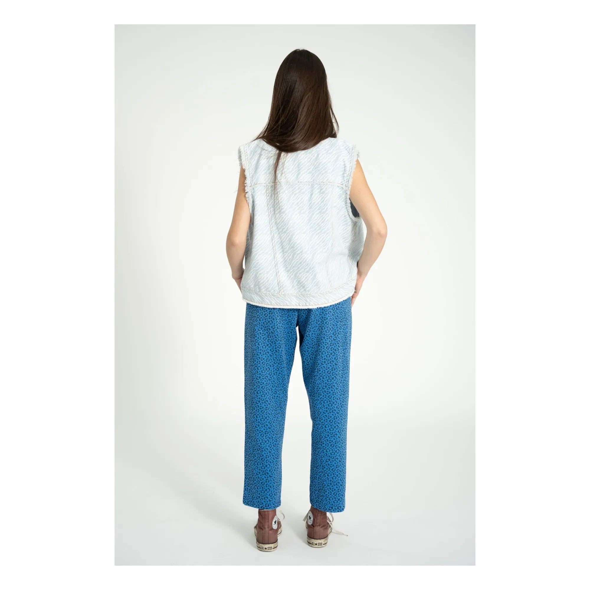 Sisters Department - Chaleco sin mangas | Azul denim