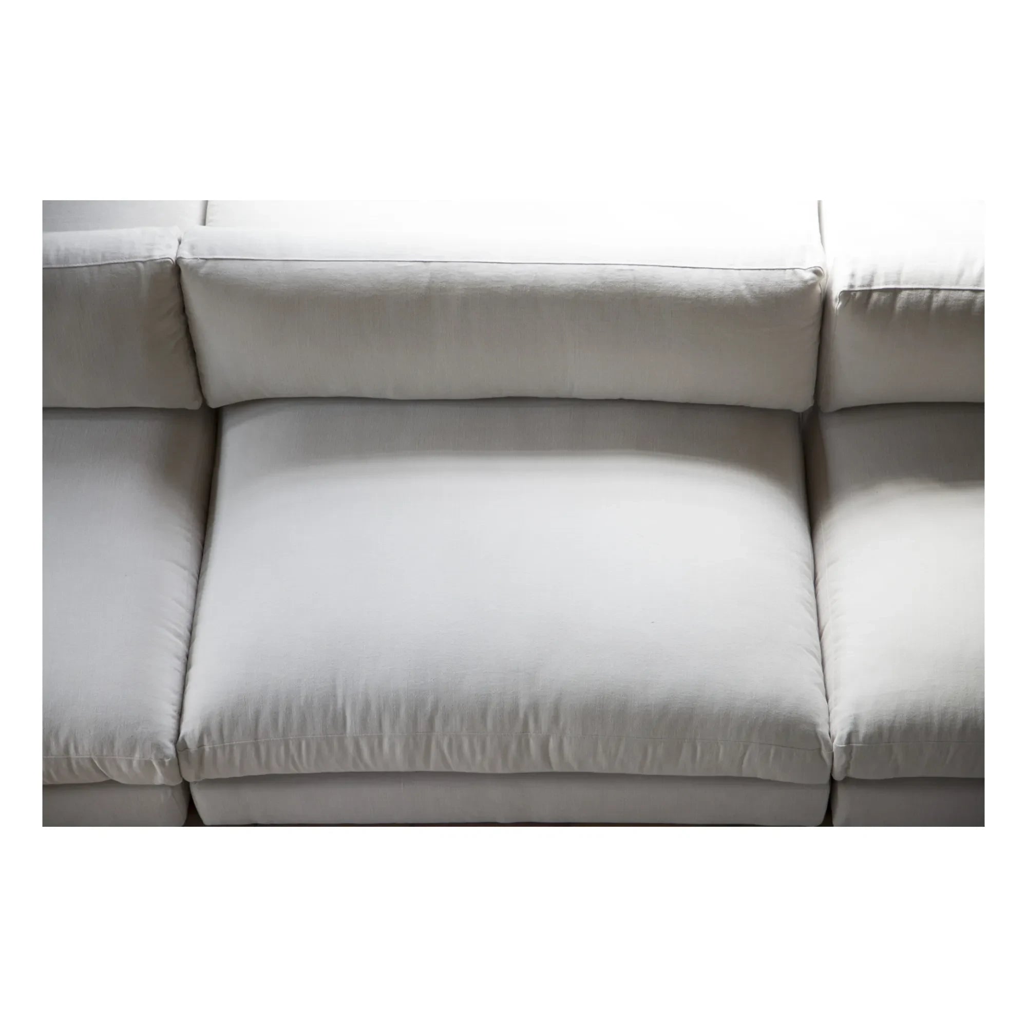 Panac Edition - Sillón chimenea Bellechasse para 2 personas, Bouclé - 120 cm | Blanco Roto