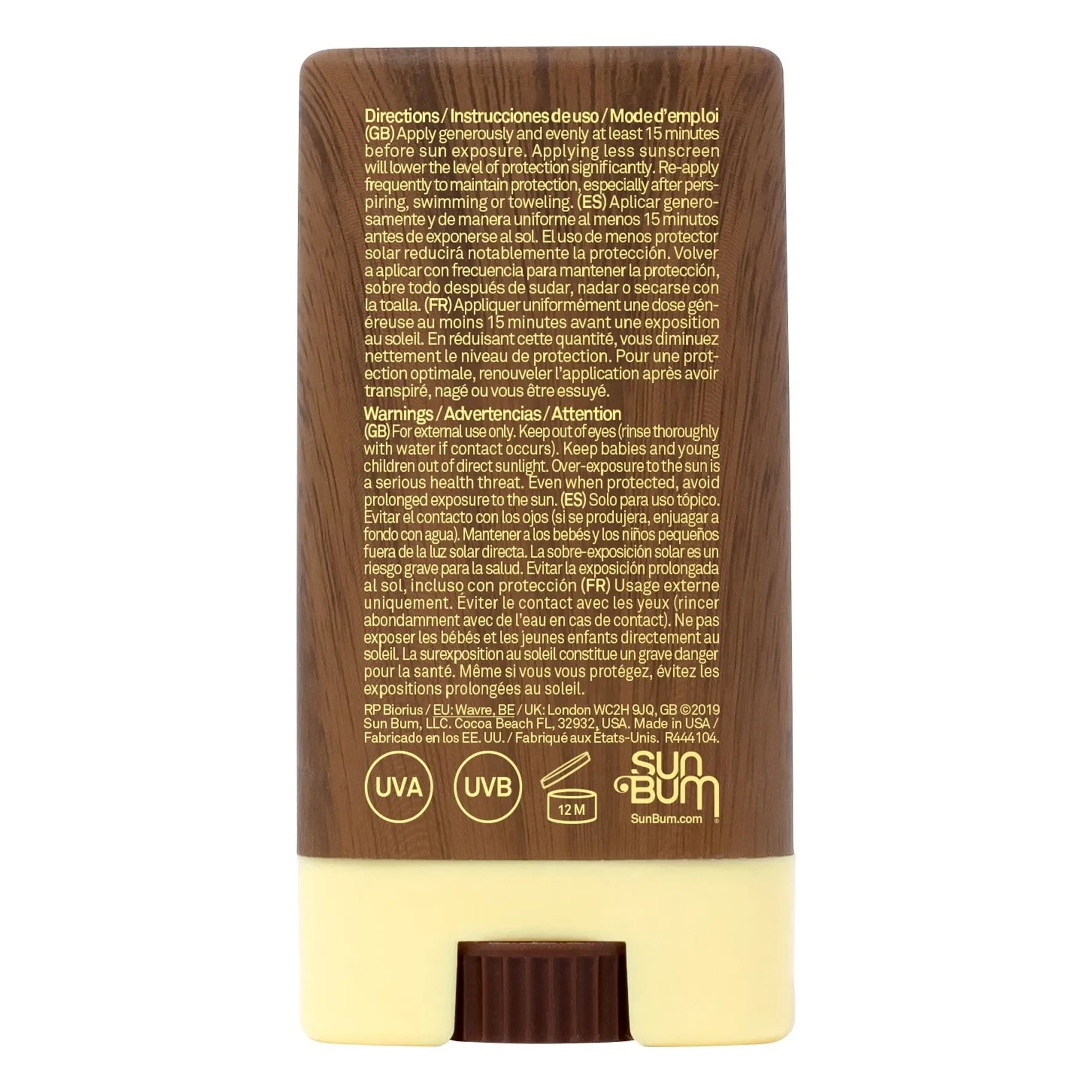 Sunbum - Protector solar en barra Signature SPF30 - 13g