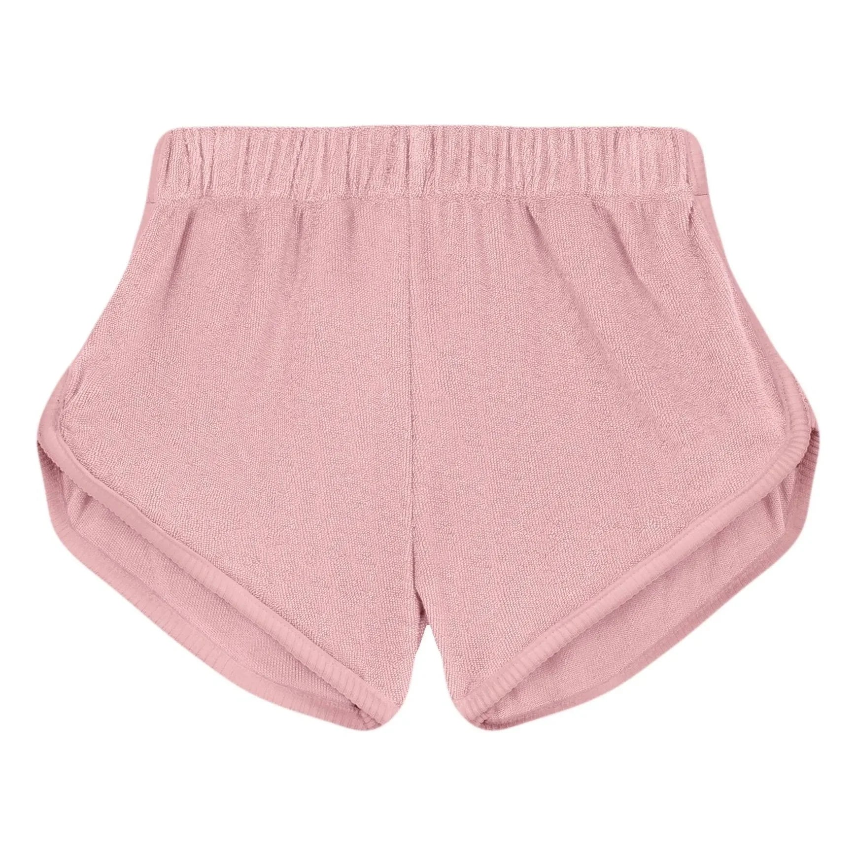 We Are Kids - Juju Shorts de toalla de algodón orgánico | Rosa suave