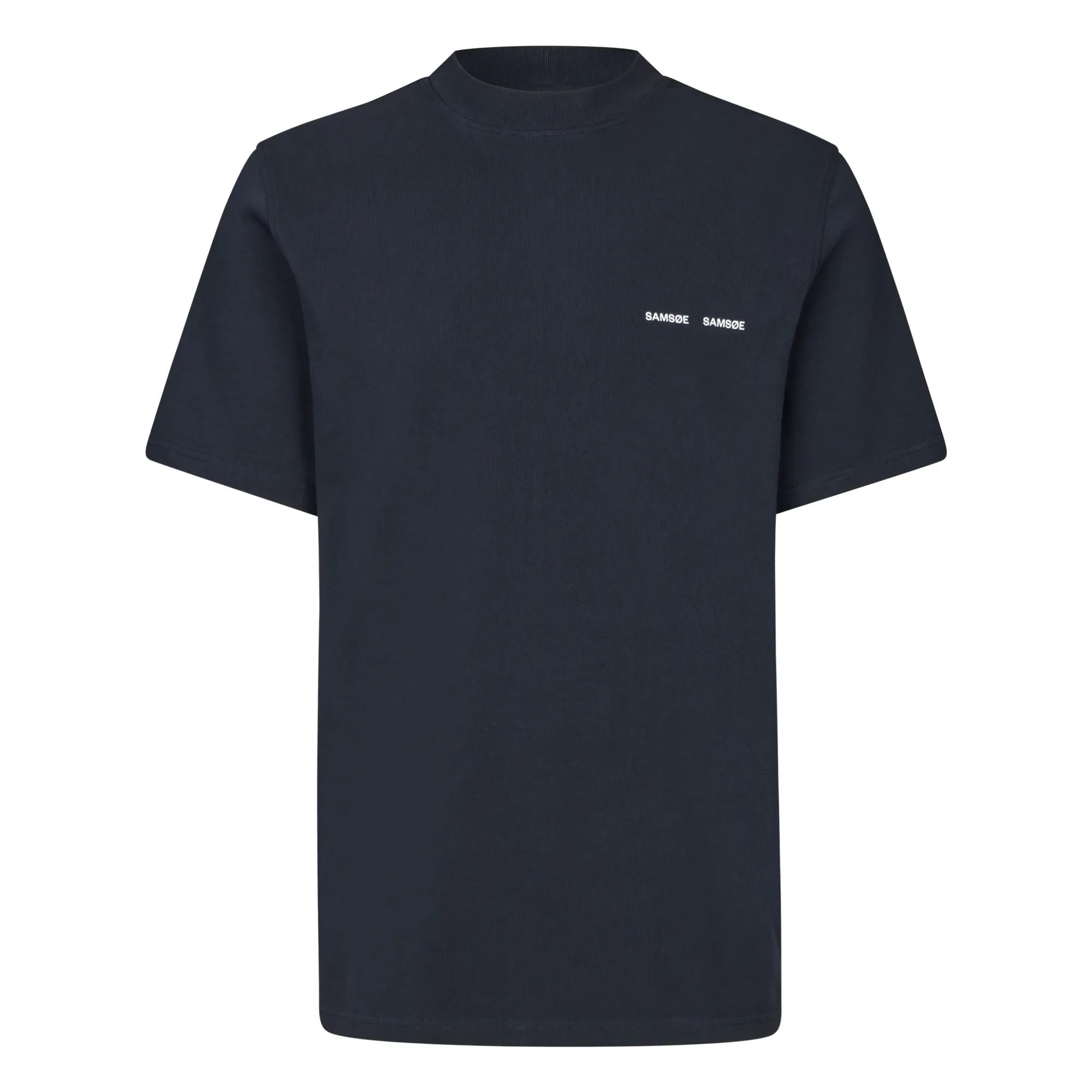Samsoe Samsoe - Norsbro 6024 Camiseta de Algodón Orgánico | Azul Oscuro