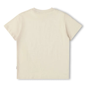 Molo - Camiseta de algodón orgánico Roxo Smile | Beige