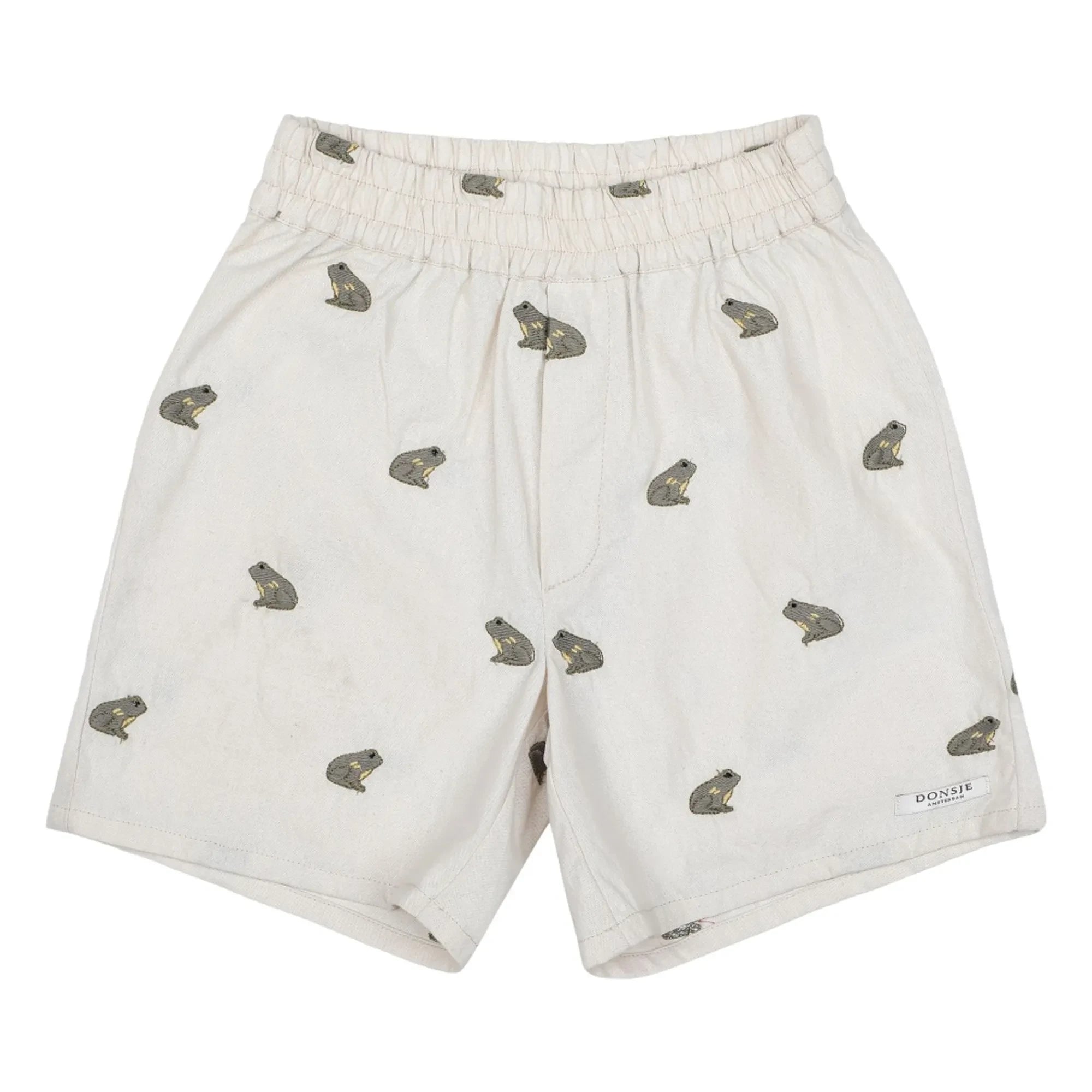 Donsje - Pantalones cortos de lino Olivier Frogs | Blanco roto