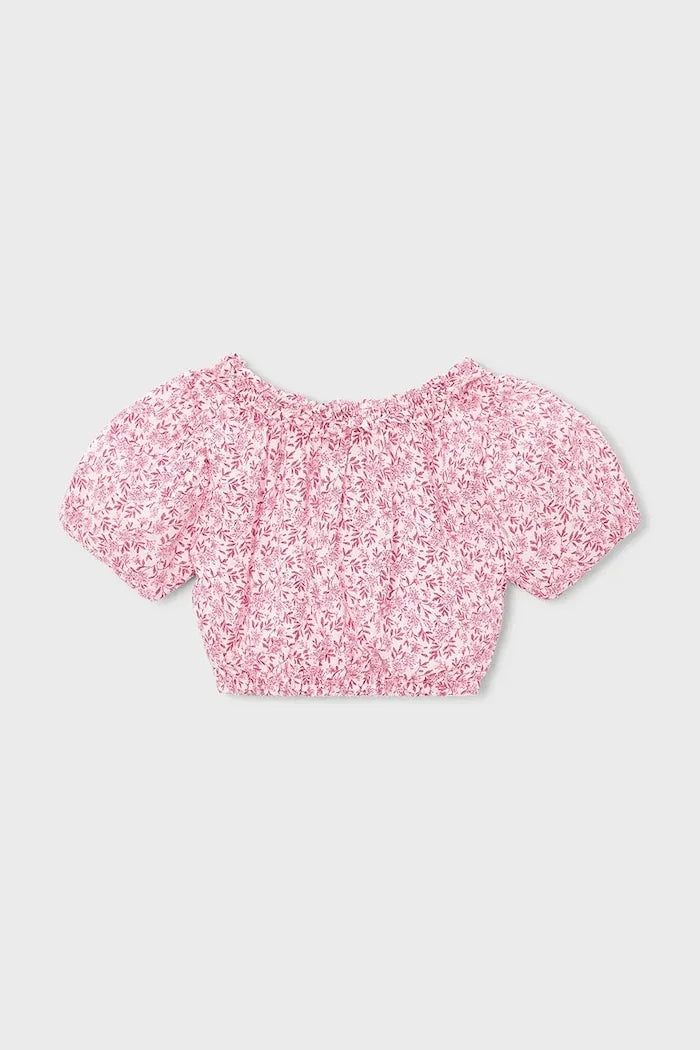 Blusa de algodón para niña Mayoral