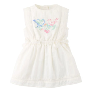Gingersnaps - Vestido bordado Charlee | Blanco