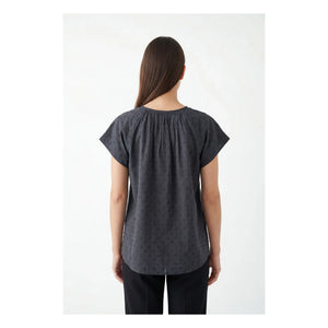BELLEPIECE - Blusa de algodón Sistelo | Gris