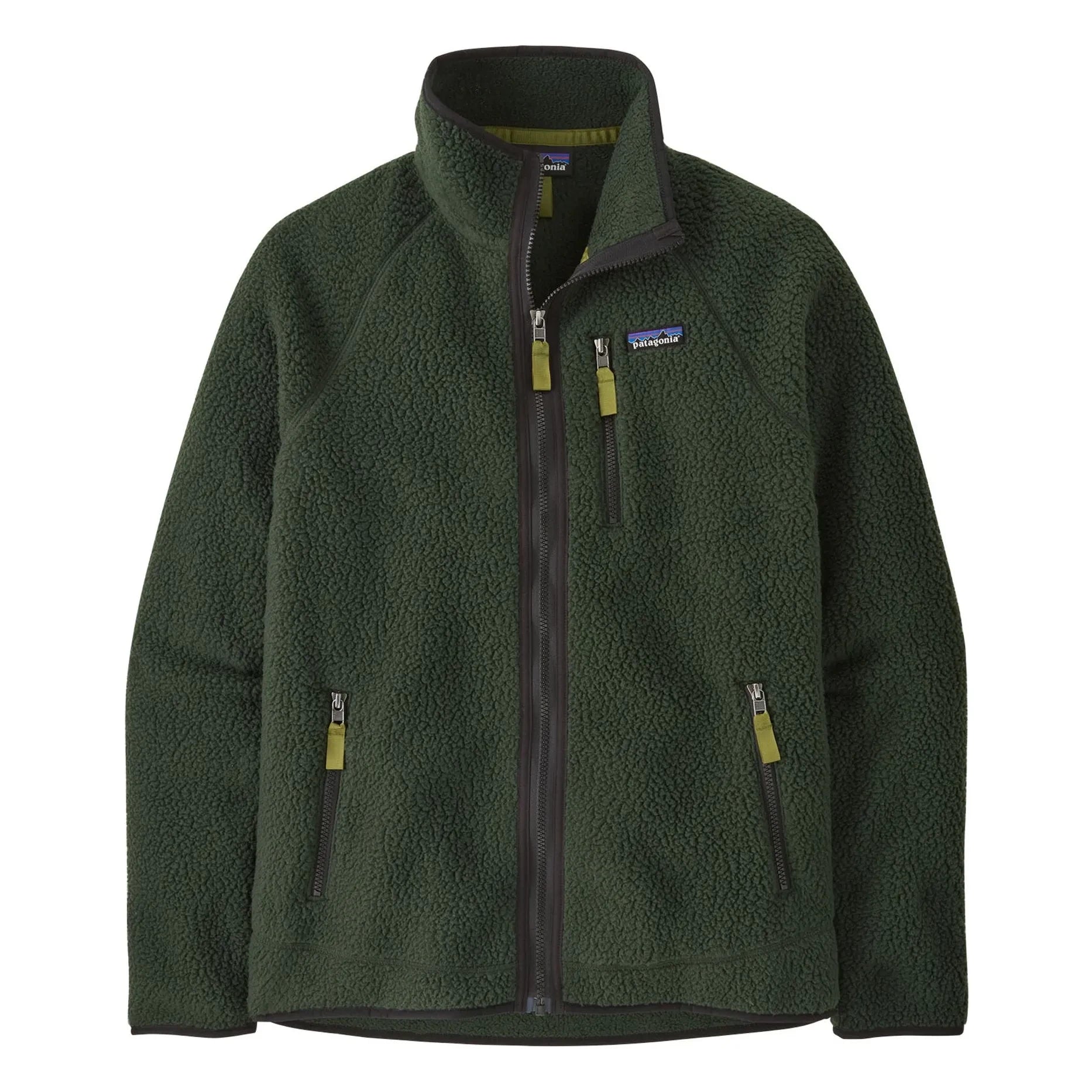 Patagonia - Chaqueta polar de fibra reciclada Retro Pile | Verde oscuro