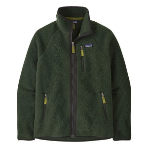 Patagonia - Chaqueta polar de fibra reciclada Retro Pile | Verde oscuro