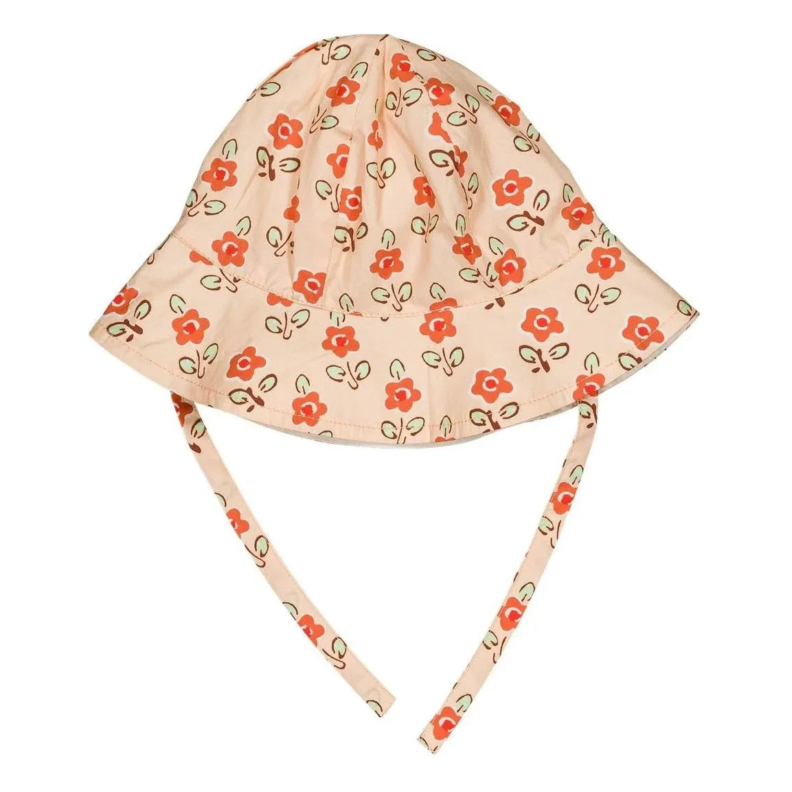 Hello Simone - Sombrero Piupiu Fleuri | Albaricoque