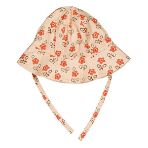 Hello Simone - Sombrero Piupiu Fleuri | Albaricoque