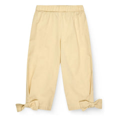Copenhagen Colors - Pantalones anudados de algodón orgánico | Amarillo pálido