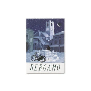 Legami - Imán Ilustrado de Bergamo - Colección de Ciudades del Mundo