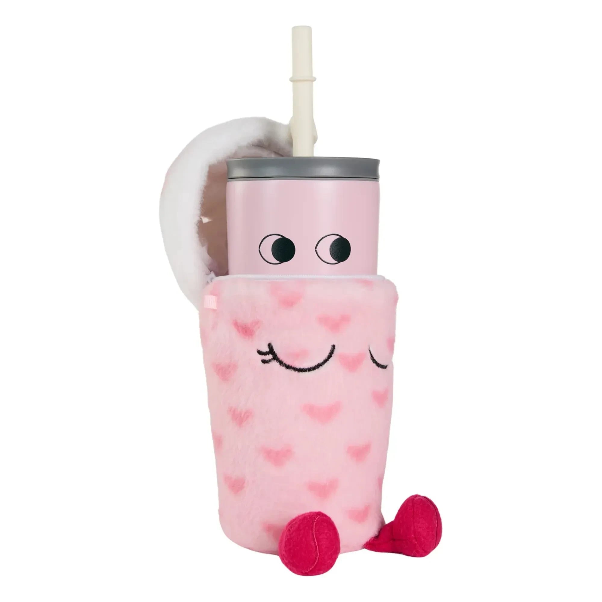 Asobu - Vaso térmico con tapa Lulu | Rosa