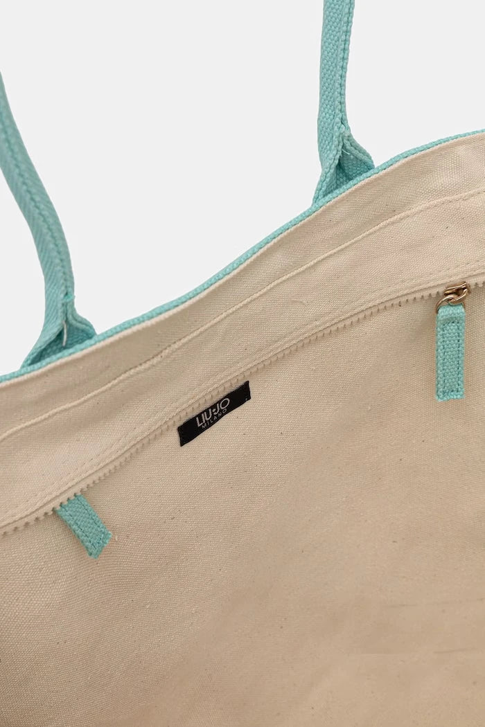 Bolso de playa de algodón para mujer Liu Jo