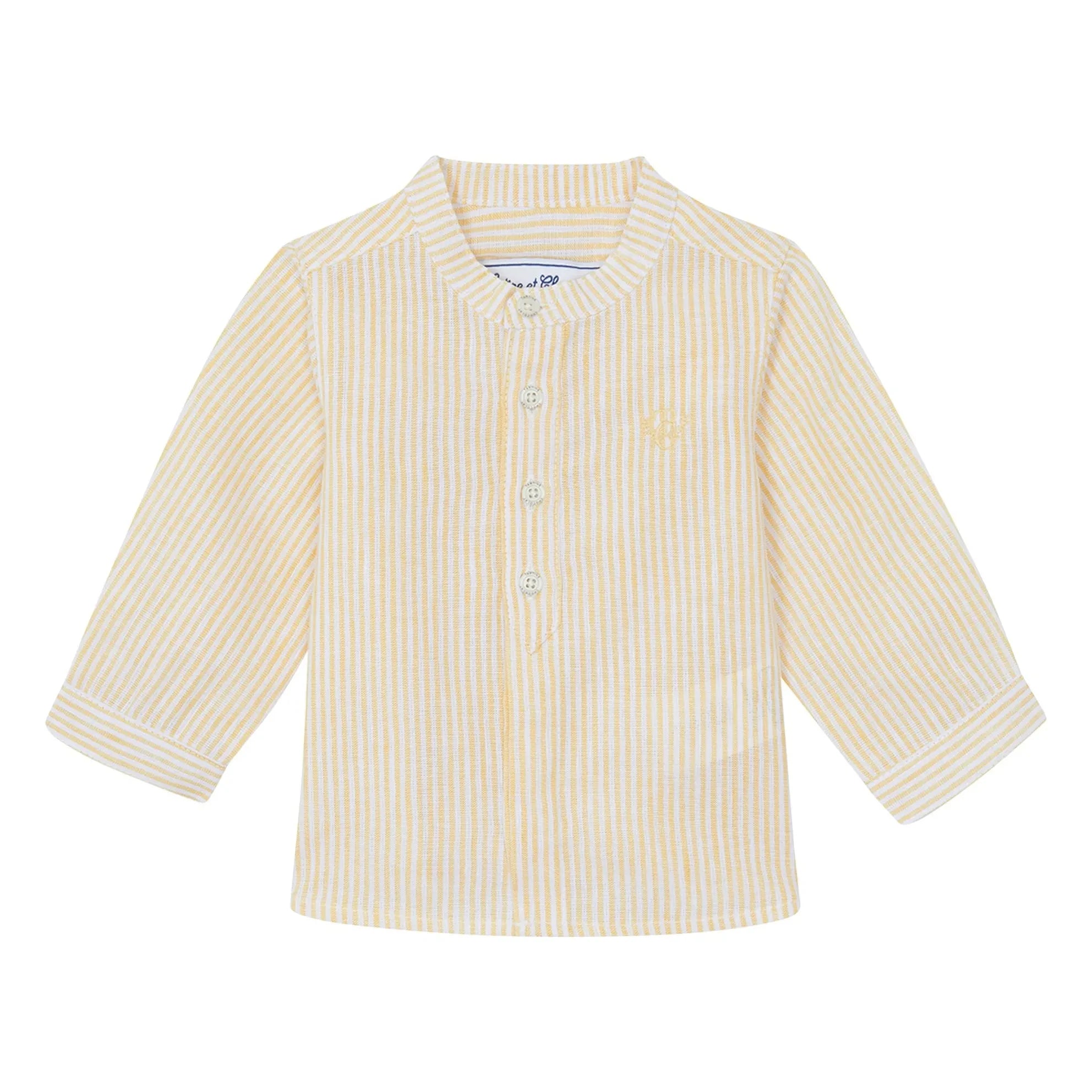 Tartine et Chocolat - Camisa de lino a rayas | Soleil