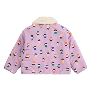 Bobo Choses - Chaqueta Sherpa de Doble Cara con Fibra Reciclada | Lila