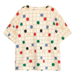 True Artist - Camiseta de algodón orgánico Circles | Beige