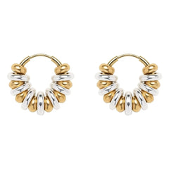 Sigal - Pendientes Cubo Venus | Oro/Plata