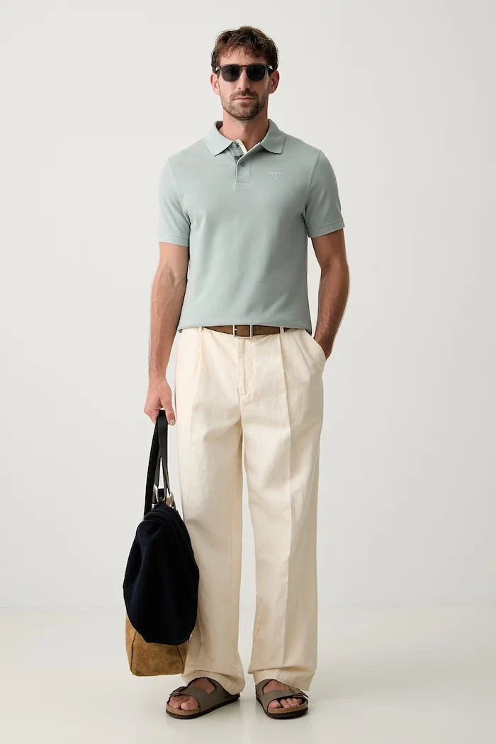 Polo de algodón para hombre Barbour