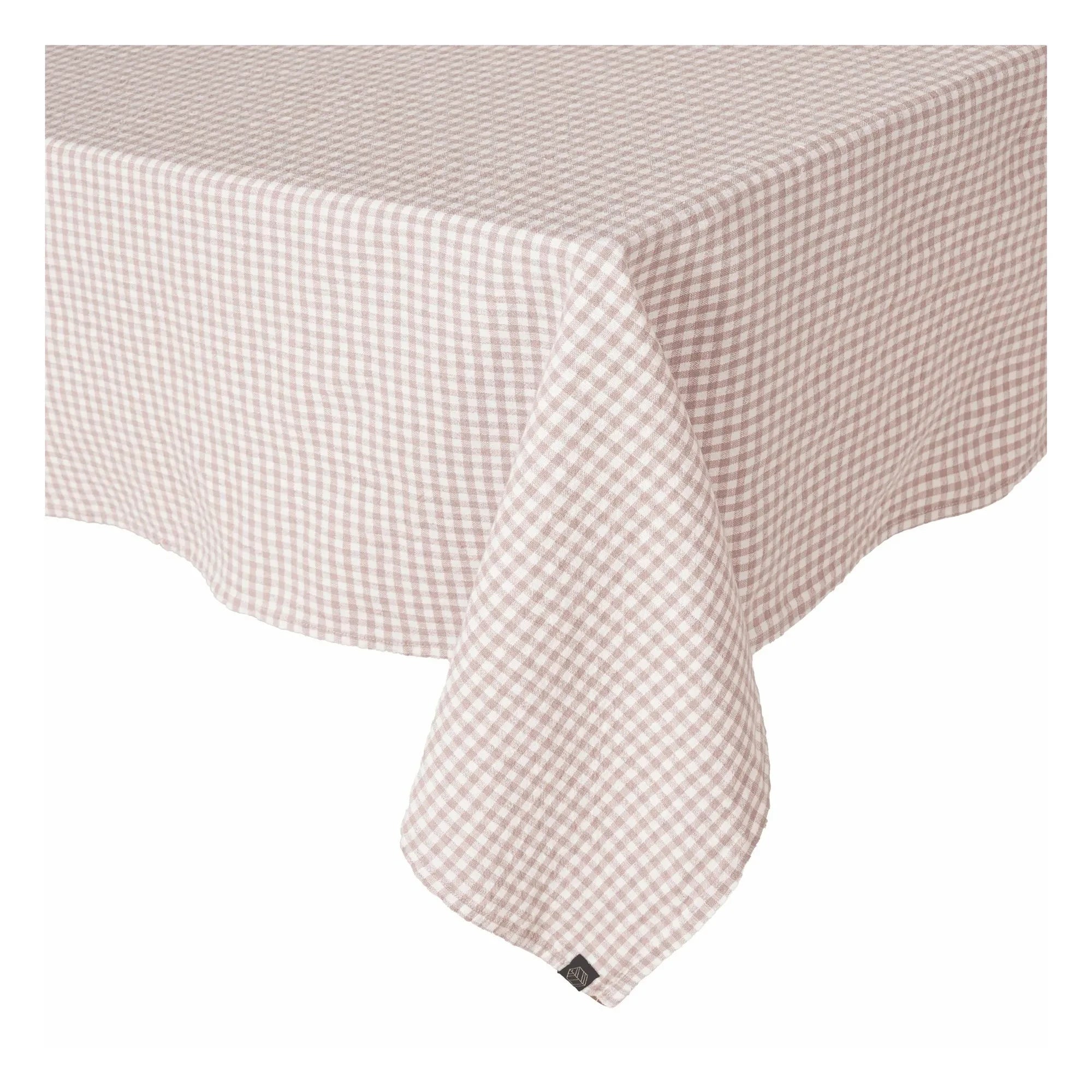 Haomy - Mantel de cuadros Piana II | Rosa empolvado