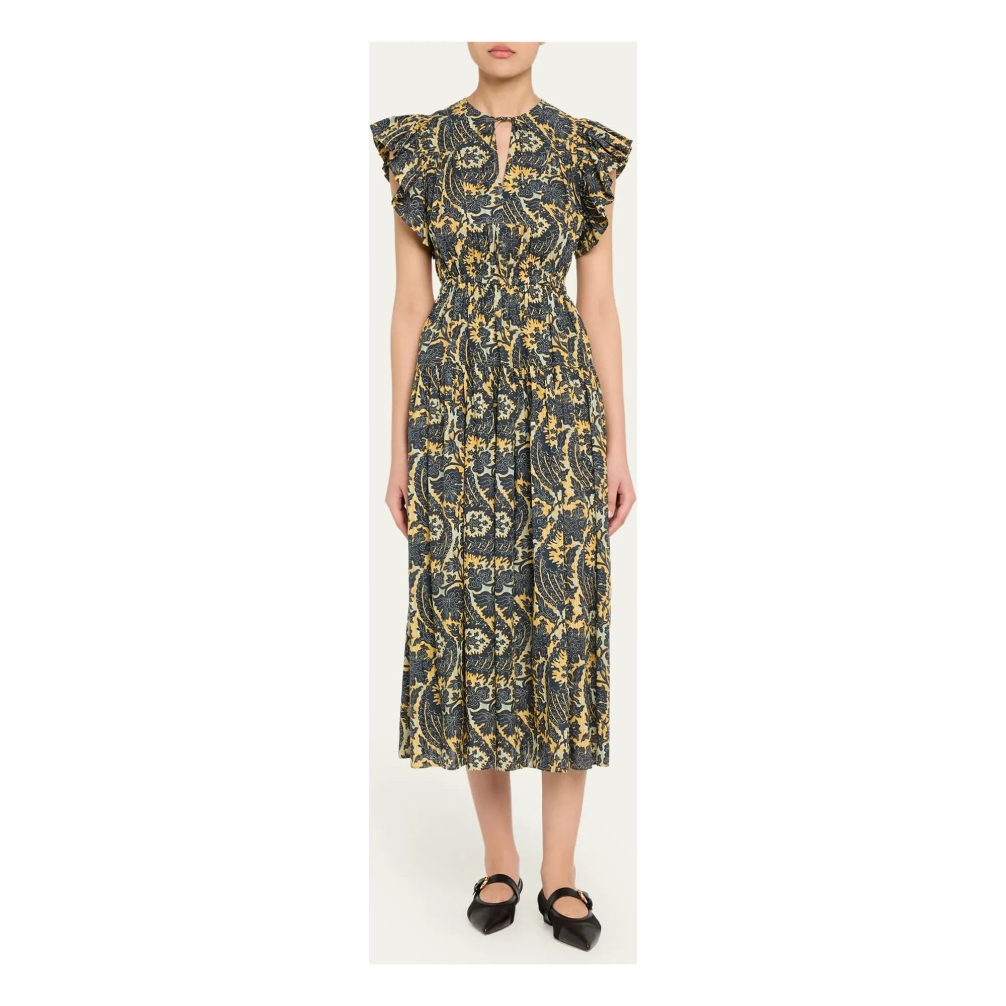 Ulla Johnson - Kairi elbise | Sarı
