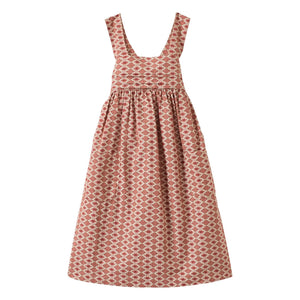 Caramel - Vestido Geométrico Abelia | Rojo Teja