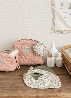 Editions Aimable - Bolsa de cosméticos Tuscany | Toalla de Rosa Gasosa