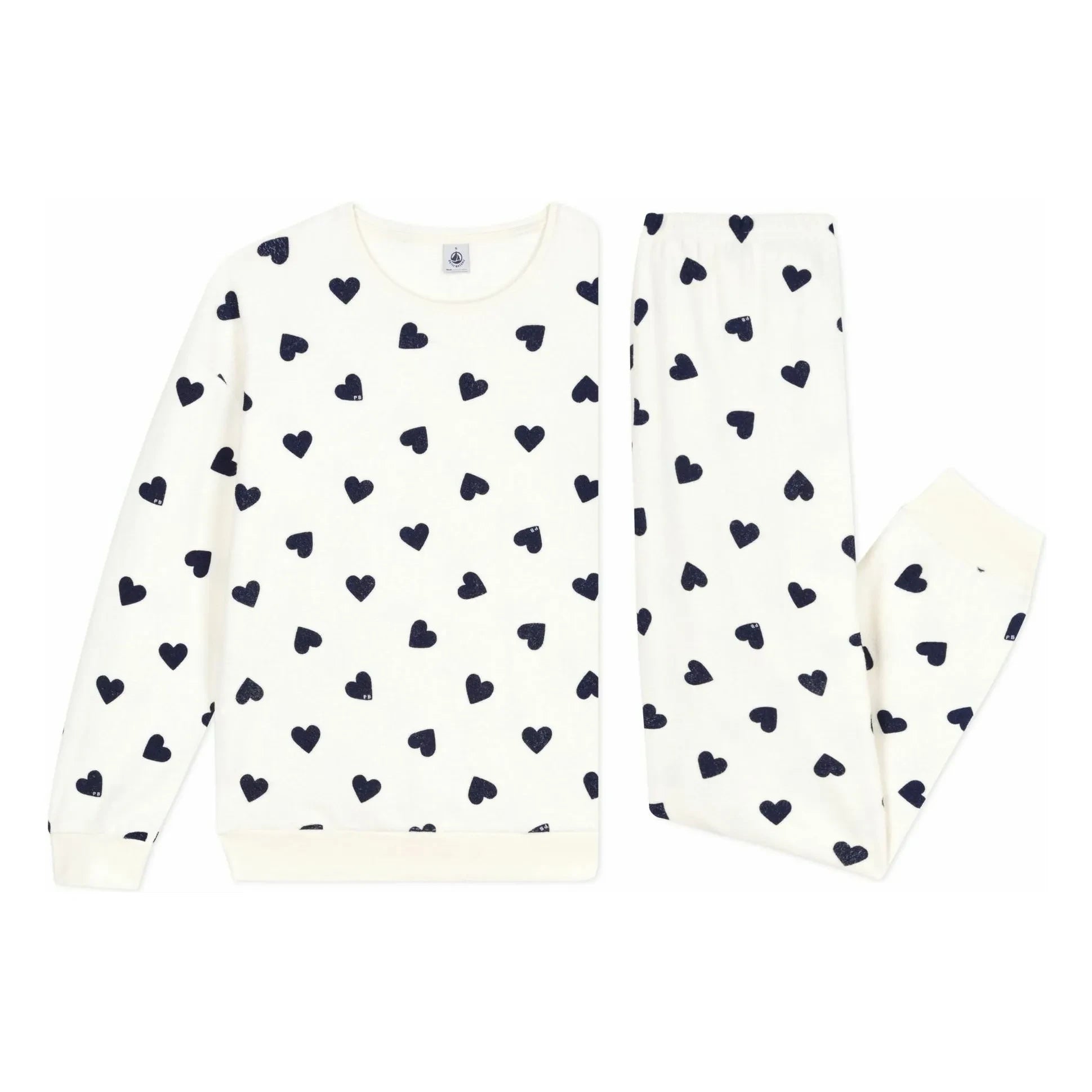 Petit Bateau - Pijama con estampado de esponjas | Crudo