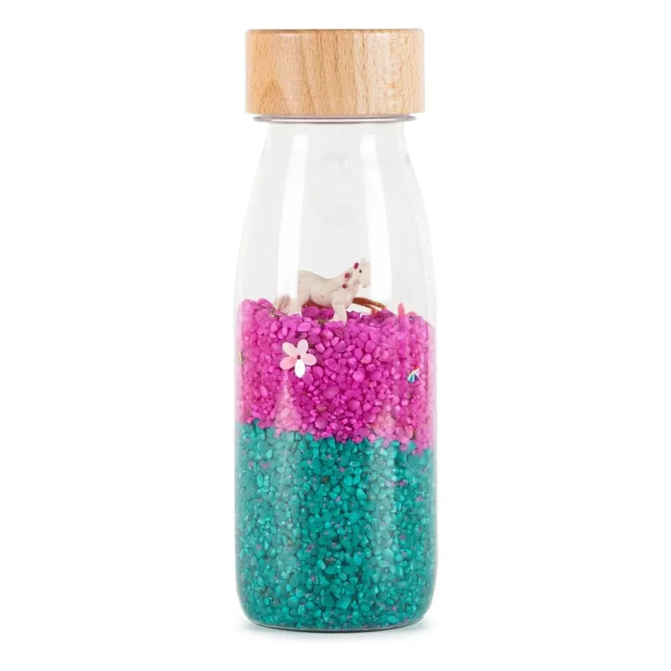 Petit Boum - Botella sensorial Unicornio