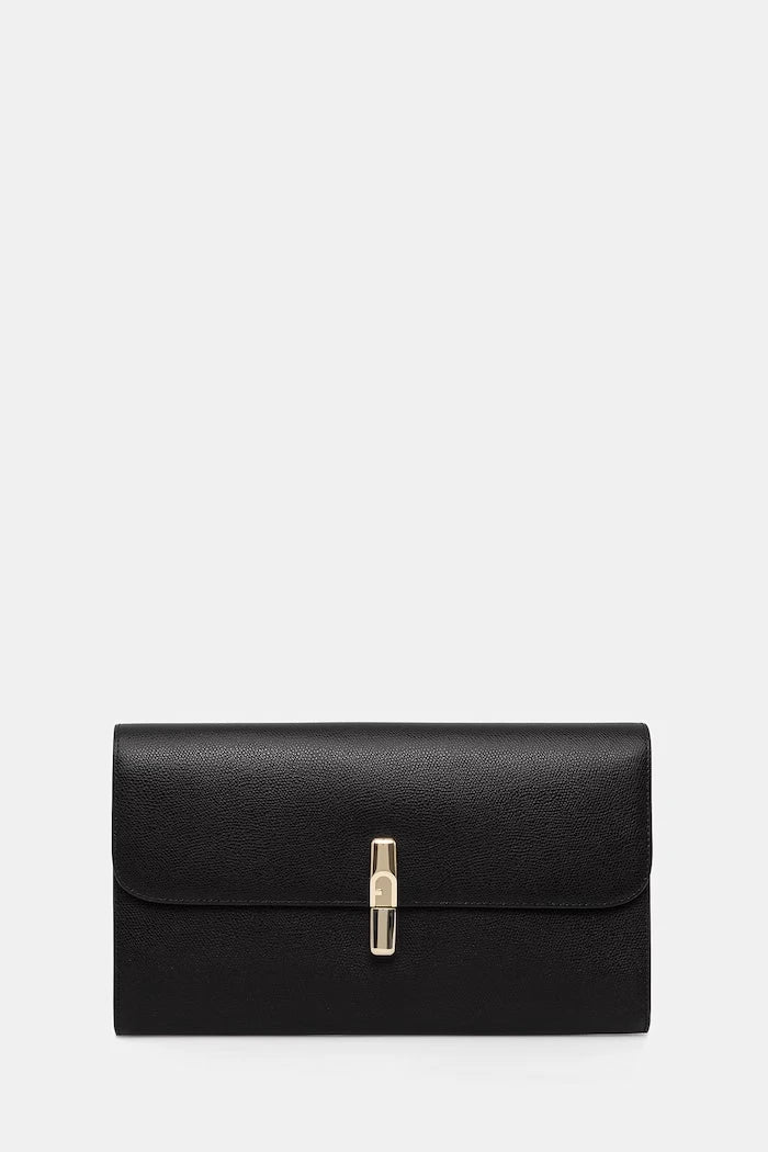 Clutch de cuero Furla para mujer