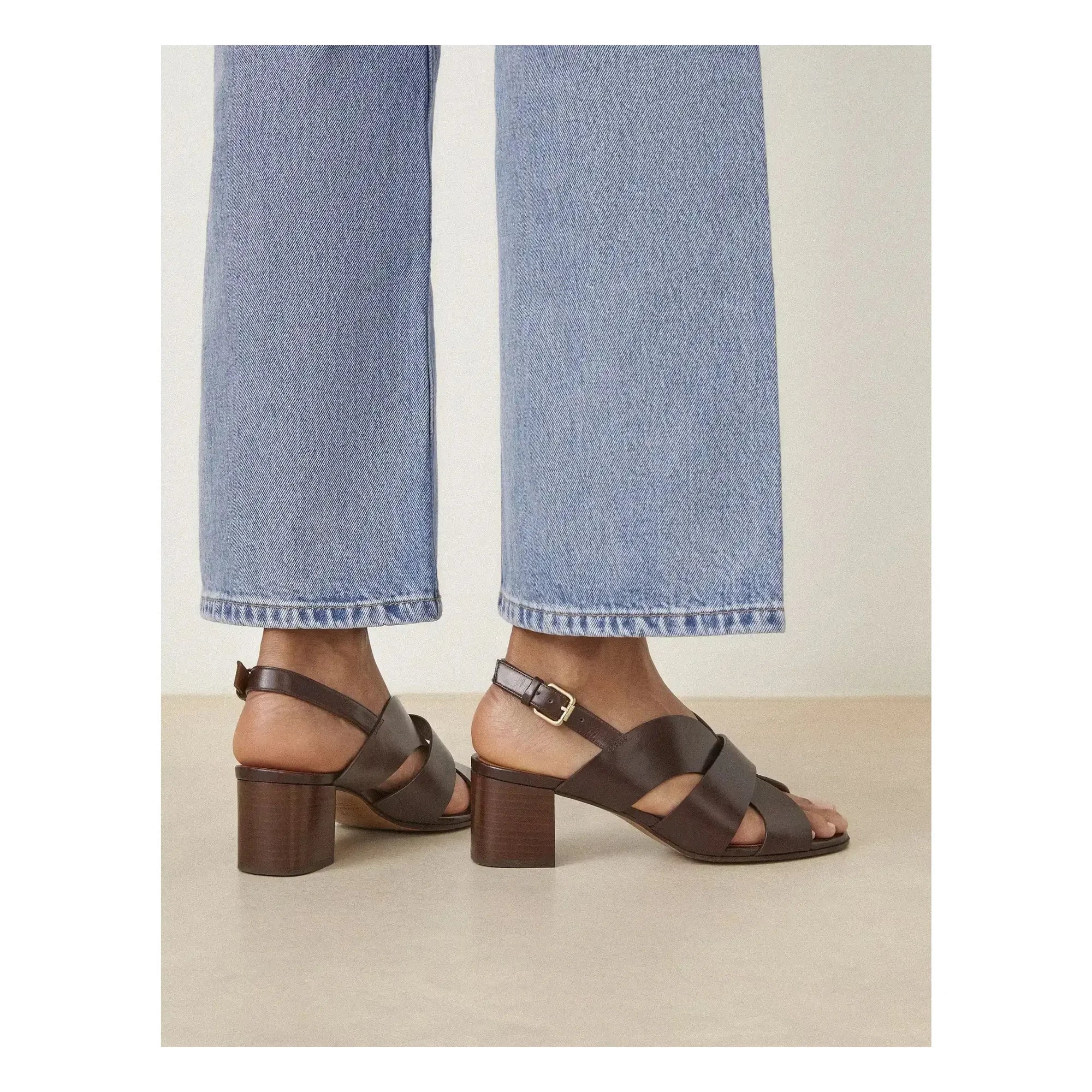 Rivecour - Sandalias n°551 Piel | Chocolate