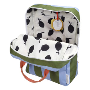 Sticky Lemon - Mochila a rayas grandes | Verde