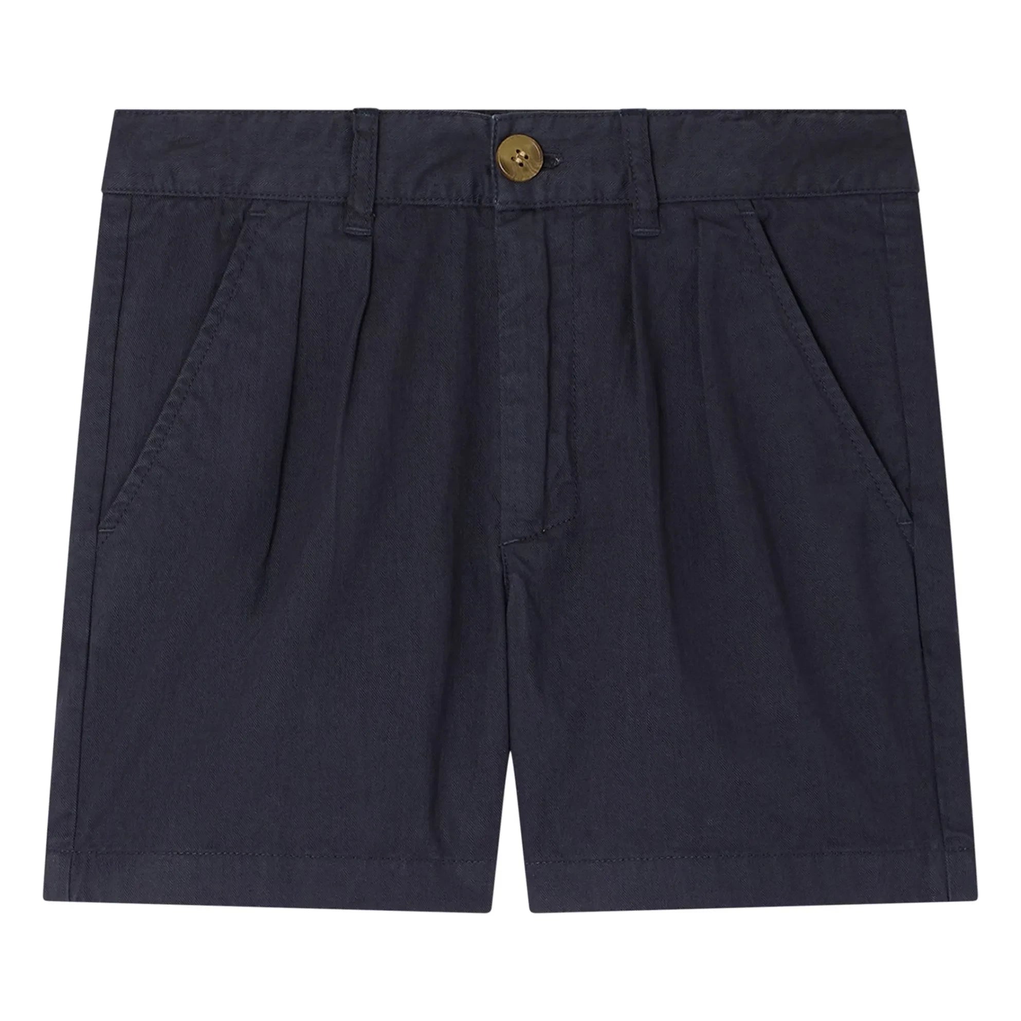 Bonpoint - Pantalón corto Charles de algodón orgánico | Azul marino