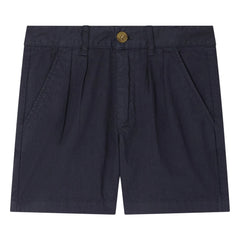 Bonpoint - Pantalón corto Charles de algodón orgánico | Azul marino