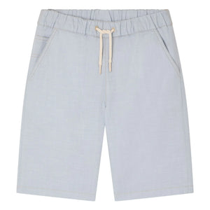 Bonpoint - Elgar Organic Cotton Chambray Shorts | Light blue