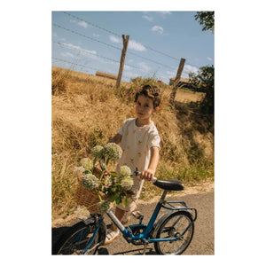 Studio Bohème - Camiseta esencial Limones Algodón orgánico Esponja | Crudo