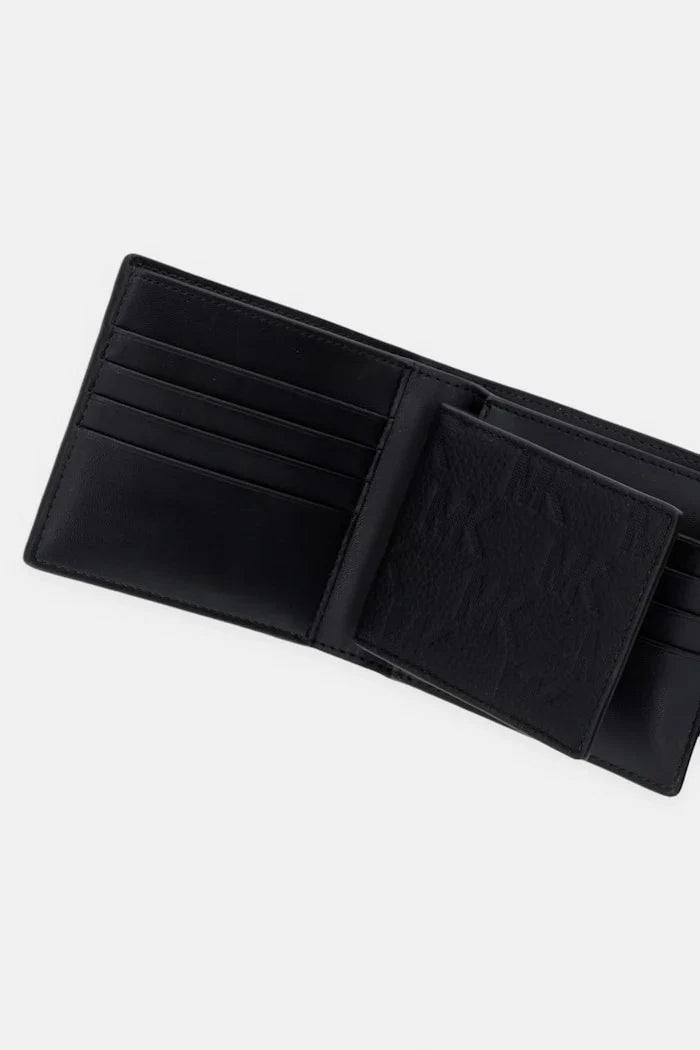 Set de cartera de cuero y tarjetero Michael Kors para hombre