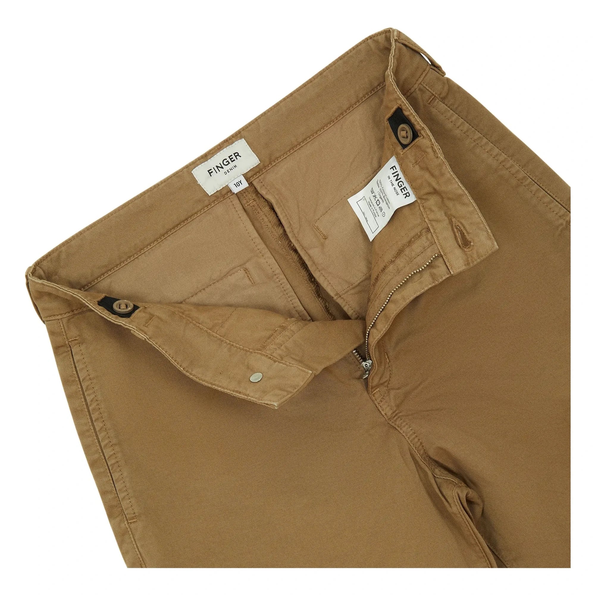 Finger in the nose - Jacob Chino Short Large | Marrón mate