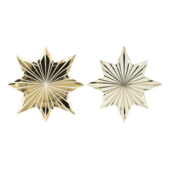 Meri Meri - Platos de Estrella Dorada Belle Epoque - Set de 8 | Oro
