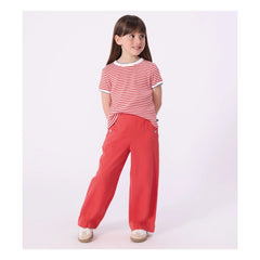 Petit Bateau - Camiseta Acanalada | Rojo
