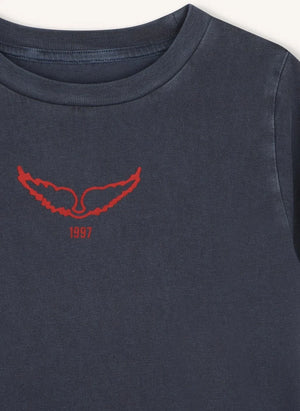 Zadig & Voltaire - Wings T-Shirt | Azul marino